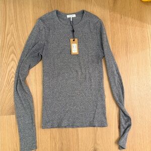 Rag & bone sz Large grey long sleeve shirt